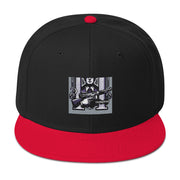 Locally Hated Merch - Purple Tommy Gun Logo - Snapback Hat #1