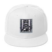 Locally Hated Merch - Purple Tommy Gun Logo - Snapback Hat #1