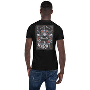 Locally Hated Merch - Red 2 Gun Skull Ride or Die - Short-Sleeve Unisex T-Shirt #1