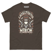 Locally Hated Merch - 2 Gun Skull Orange - Unisex classic tee #1