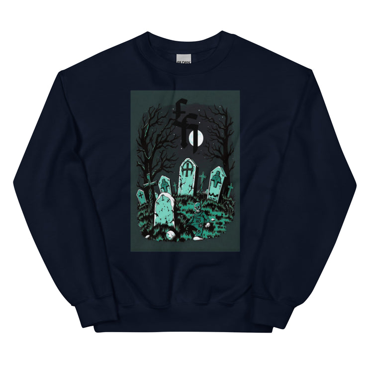 Locally Hated Merch - Green Halloween - Unisex Sweatshirt 