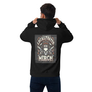 Locally Hated Merch - 2 Gun Skull Orange - Unisex eco raglan hoodie