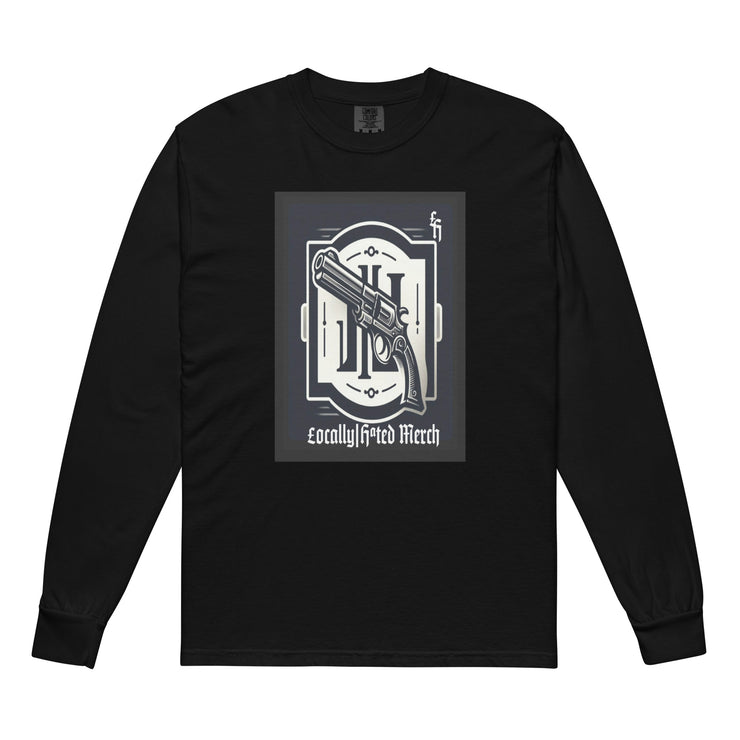 Locally Hated Merch - Logo - Garment-dyed heavyweight long-sleeve shirt 