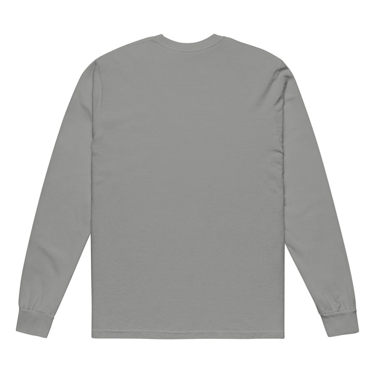 Garment-dyed heavyweight long-sleeve shirt