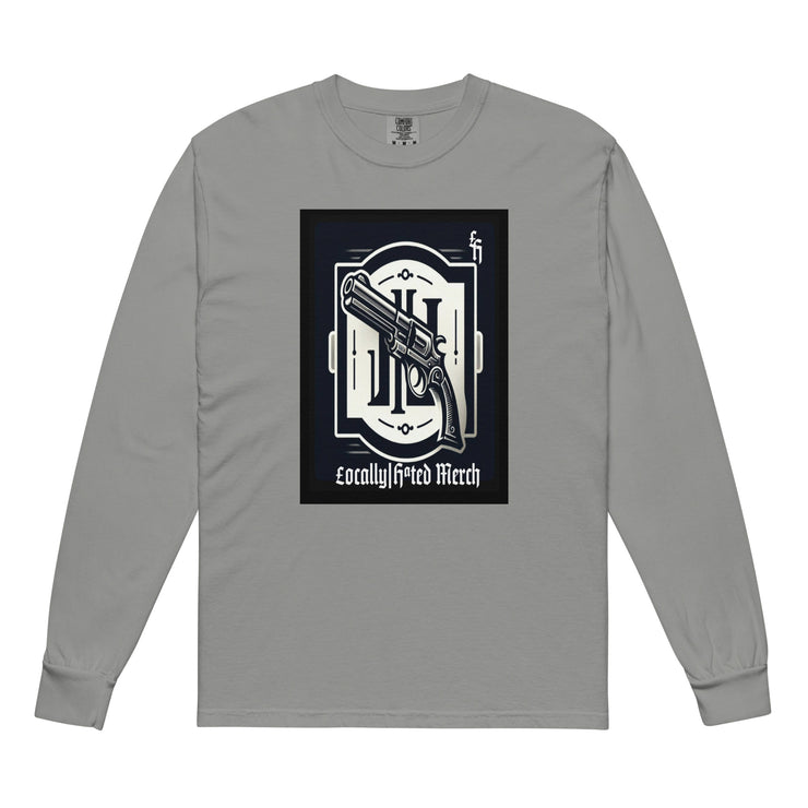 Locally Hated Merch - Logo - Garment-dyed heavyweight long-sleeve shirt 