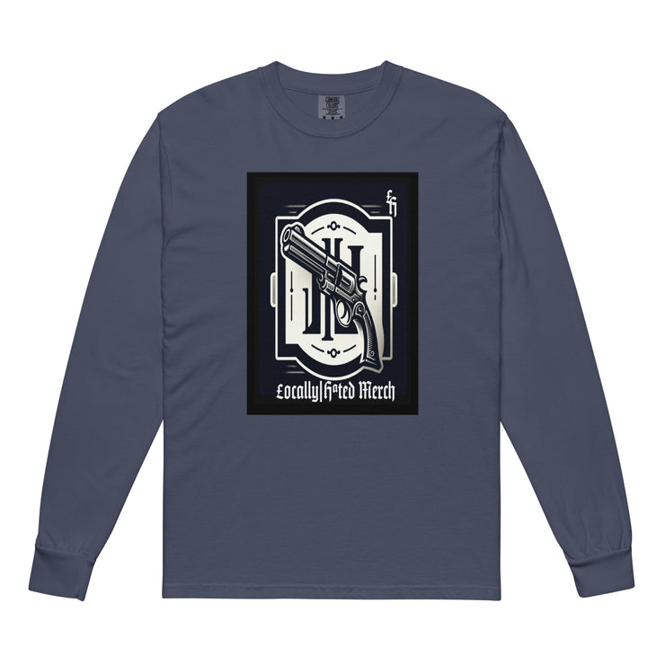 Locally Hated Merch - Logo - Garment-dyed heavyweight long-sleeve shirt 