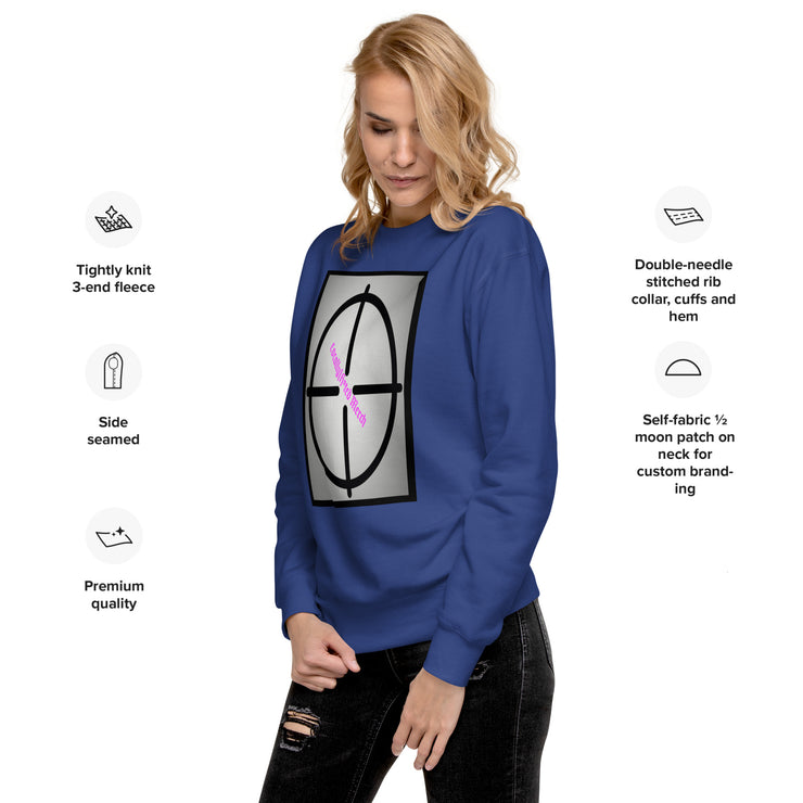 Locally Hated Merch - Bulls Eye - Unisex Premium Sweatshirt 