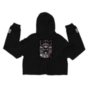 Locally Hated Merch - Red 2 Gun Ride or Die - Crop Hoodie ##1