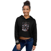 Locally Hated Merch - Red 2 Gun Ride or Die - Crop Hoodie ##1